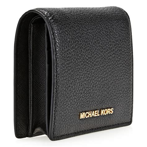 michael michael kors mercer leather rfid card holder|michael michael kors mercer flap card holder .